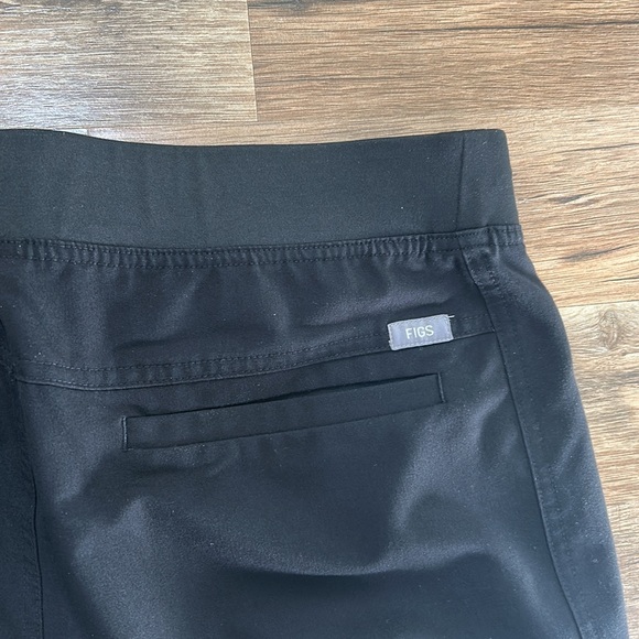 FIGS BASIC SCRUB PANTS TECHNICAL COLLECTION BLACK HIGH RISE UNISEX Sz XL - Picture 12 of 12